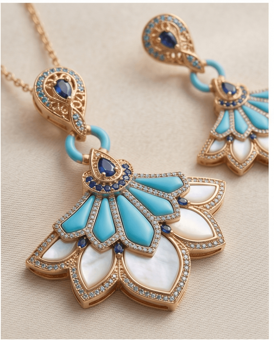 Fakhrah – Blue Rose Gold